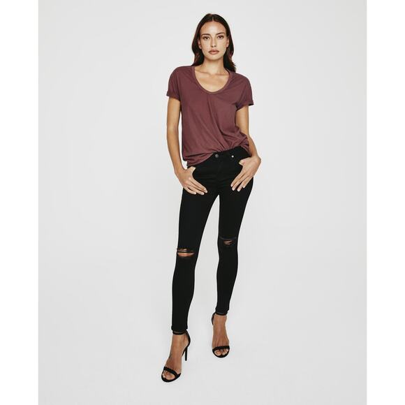 AG The Legging Ankle super Skinny Jeans in Black Size 30 - Picture 1 of 6